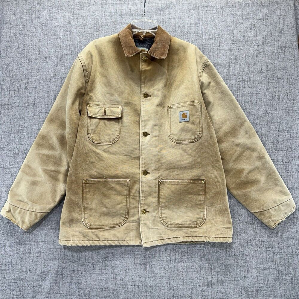 Vintage Carhartt Jacket Men's XL Blanket Lined Canvas Duck